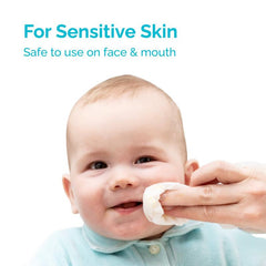 Hoppi Baby Wipes 20 Wipes X 5 Packs Sensitive Skin Unscented Water Wipes
