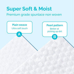 Hoppi Baby Wipes 20 Wipes X 5 Packs Sensitive Skin Unscented Water Wipes