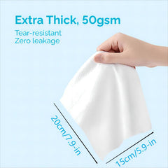 Hoppi Baby Wipes 20 Wipes X 5 Packs Sensitive Skin Unscented Water Wipes