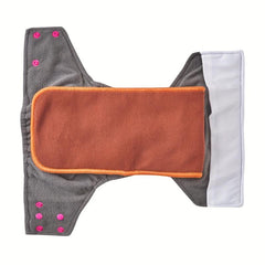 5pcs Coffee Fiber Diaper Pads 4 Layer Cloth Diaper Washable & Insert Washable