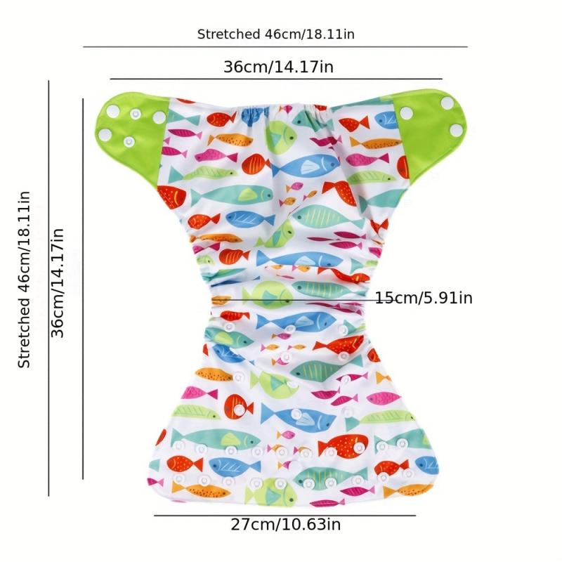 1 Pc Reusable Cloth Diapers For Girls Boys Adjustable Washable Nappy