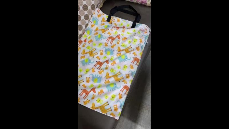 Large Hanging Wet Dry Bag for Cloth Diapers