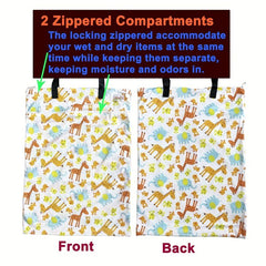 Large Hanging Wet Dry Bag for Cloth Diapers