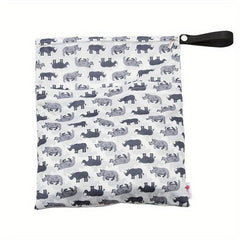15x12in Reusable Wet & Dry Bag for Baby Diapers Clothes Yoga Toiletries