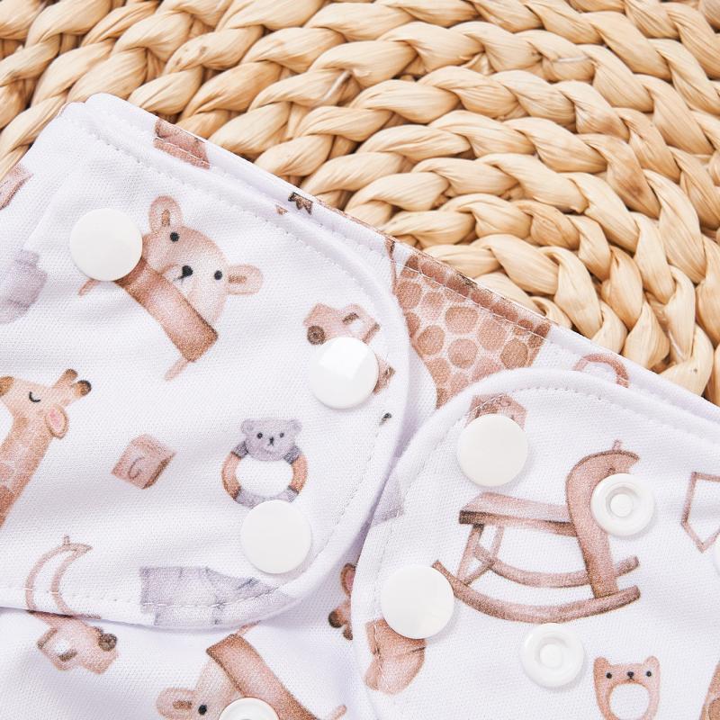 Happyflute Reusable Cloth Diapers for Babies 3-15kg