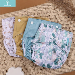 Happyflute Reusable Cloth Diapers for Babies 3-15kg