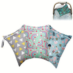 Wet Dry Bag Snap Waterproof Stroller Travel Zipper Bag 30X40cm