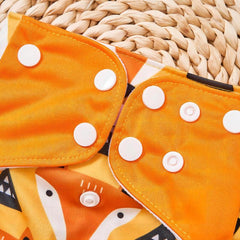 Happyflute Washable Cloth Diaper Covers Set for 3-15kg Baby