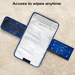 Portable Diaper Changing Pad - Starry Sky Pattern