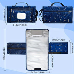 Portable Diaper Changing Pad - Starry Sky Pattern
