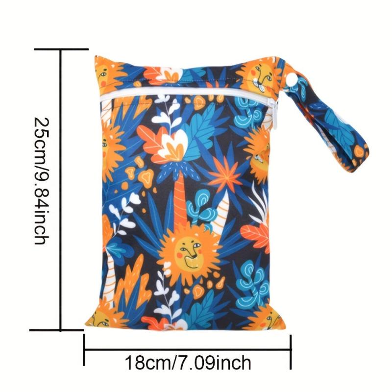 EezKoala Mini WetBags 2pcs Set Baby Diaper Bag Zipper Waterproof