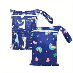 EezKoala Mini WetBags 2pcs Set Baby Diaper Bag Zipper Waterproof