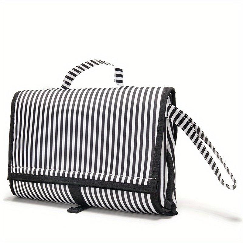 Portable Diaper Changing Pad with Smart Wipes Pocket