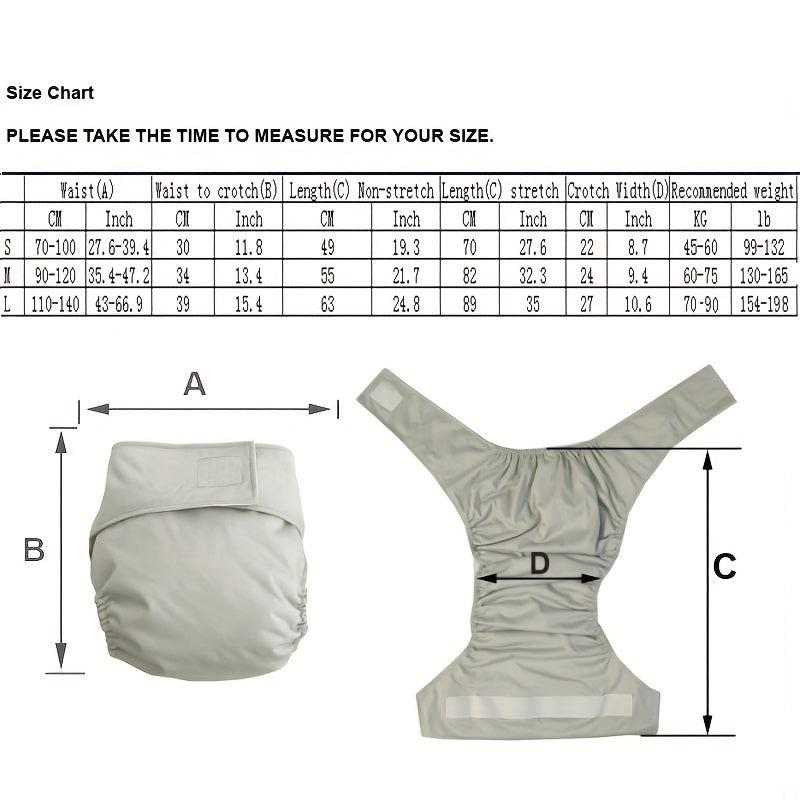 Leak-proof Cloth Diapers for Baby 1 Diaper 2 Inserts Ultra Fine Changing Pads