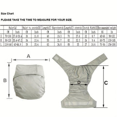 Leak-proof Cloth Diapers for Baby 1 Diaper 2 Inserts Ultra Fine Changing Pads