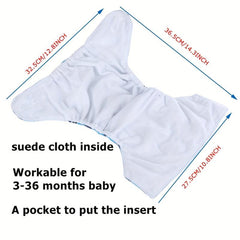 Leak Proof Inserts For Babies in Printed Diapers