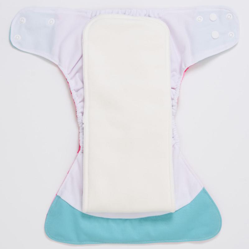 Reusable Cloth Diapers 4pcs Set for 3-15kg Babies
