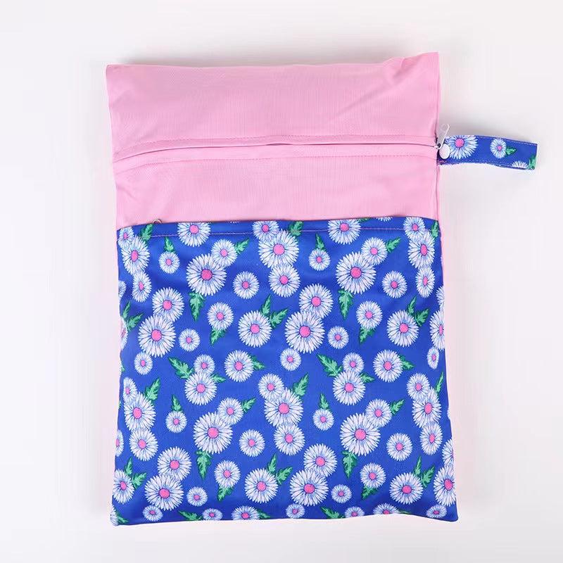 Portable Travel Storage Bag Baby Stroller Hanging Bag Zipper Travel Bag