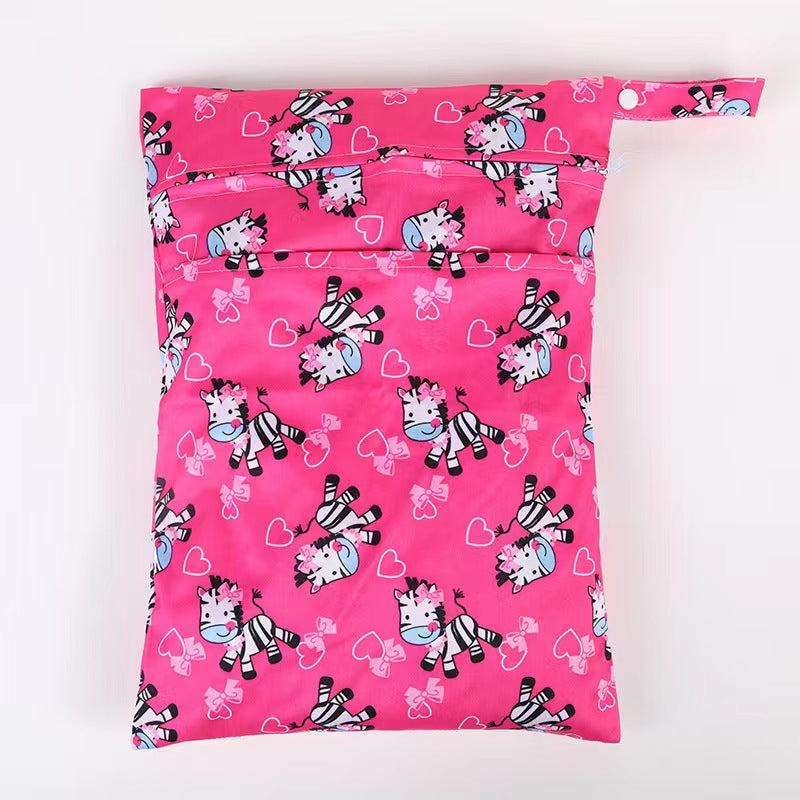 Portable Travel Storage Bag Baby Stroller Hanging Bag Zipper Travel Bag
