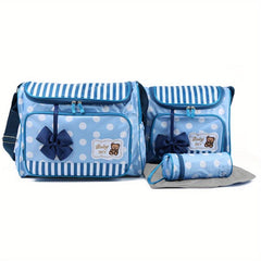 4pcs Mommy Bags Set with Large Capacity for Diaper Changes