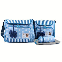 4pcs Mommy Bags Set with Large Capacity for Diaper Changes