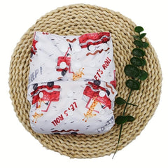 Car And Giraffe Print Baby Cloth Diaper
