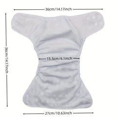 Car And Giraffe Print Baby Cloth Diaper