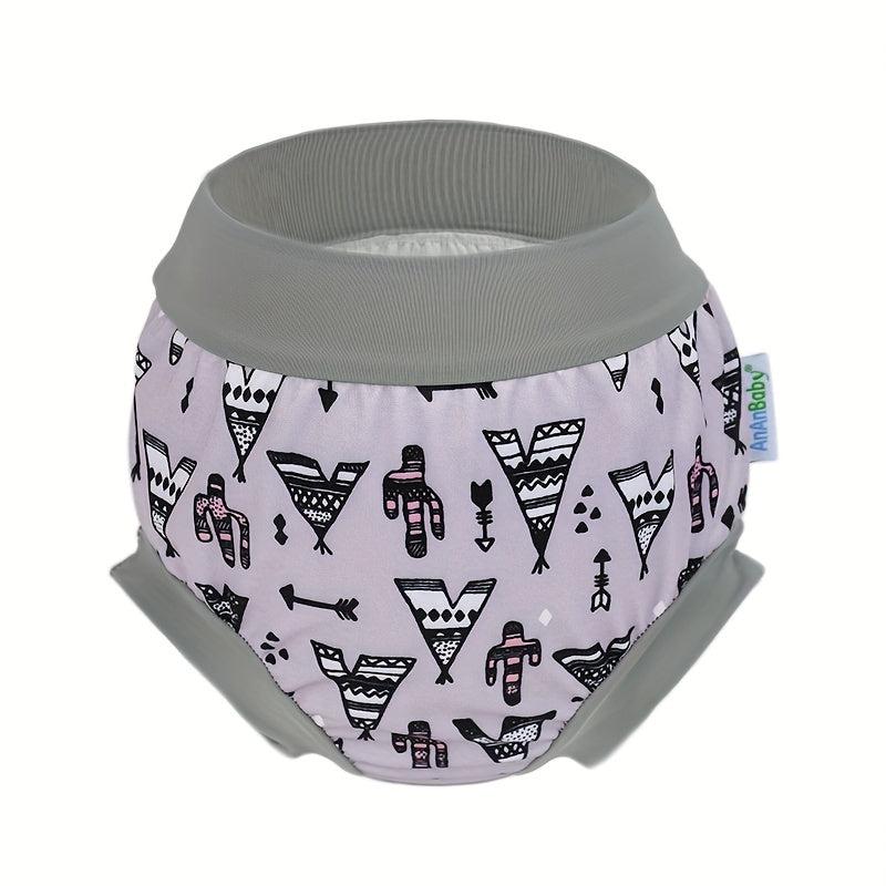 Reusable Swim Diapers Anti side Leakage Baby Swim Diapers Fit Better Gray
