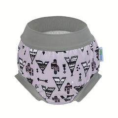 Reusable Swim Diapers Anti side Leakage Baby Swim Diapers Fit Better Gray