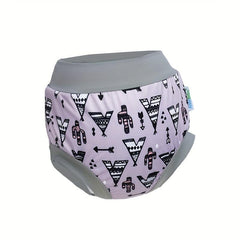 Reusable Swim Diapers Anti side Leakage Baby Swim Diapers Fit Better Gray