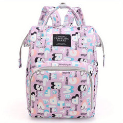 Stylish Anti Theft Mommy Bag w/ Bottle Insulation & Aluminum Foil Storage