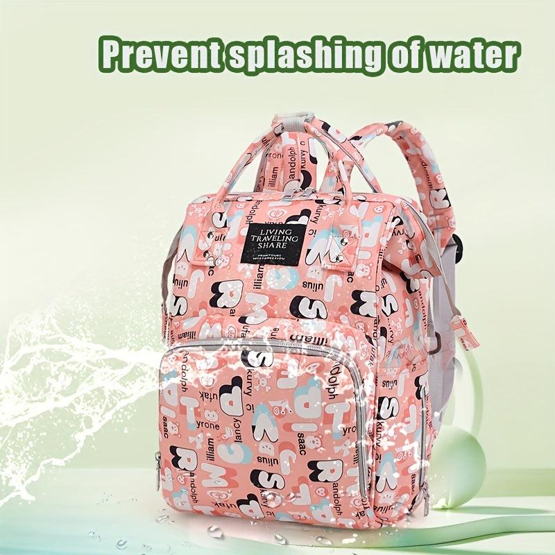 Stylish Anti Theft Mommy Bag w/ Bottle Insulation & Aluminum Foil Storage