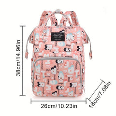 Stylish Anti Theft Mommy Bag w/ Bottle Insulation & Aluminum Foil Storage