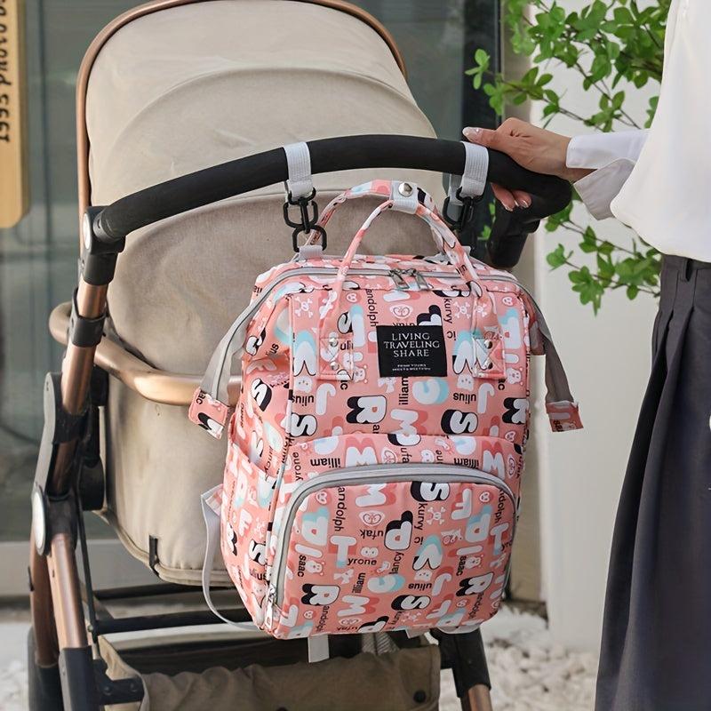 Stylish Anti Theft Mommy Bag w/ Bottle Insulation & Aluminum Foil Storage