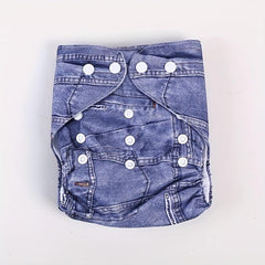 Magical Snap Button Baby Cloth Diaper Knitted Fleece & Adjustable Snap Buttons