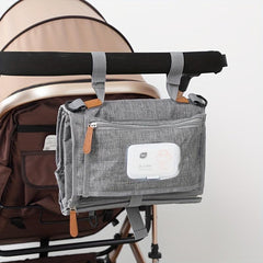 Waterproof Baby Diaper Changing Pad with Storage Bag