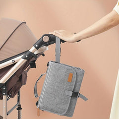 Waterproof Baby Diaper Changing Pad with Storage Bag
