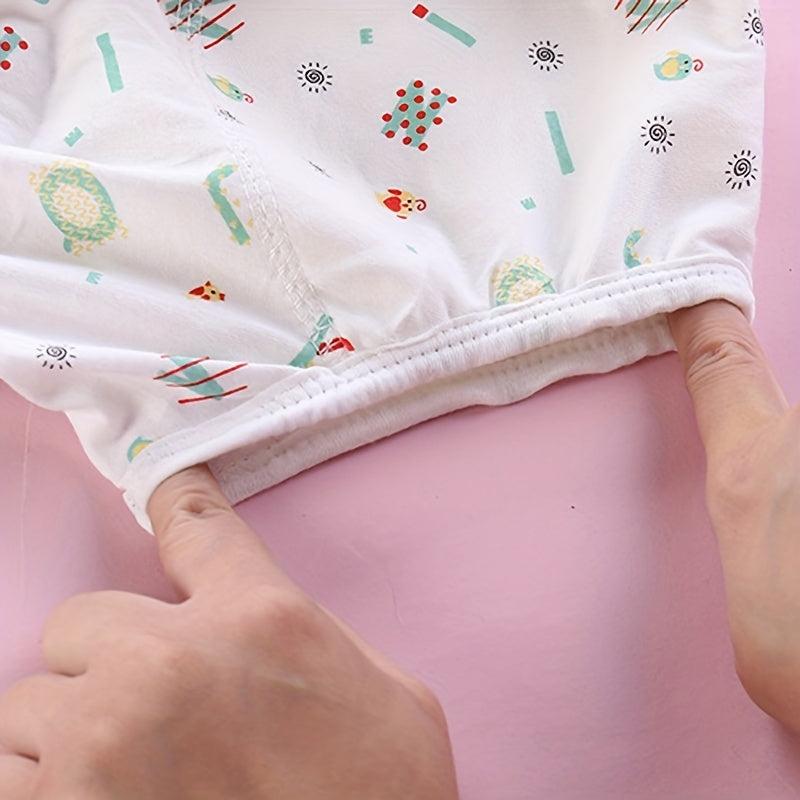 2pcs Washable Reusable Cotton Cloth Diapers Training Pants For Infants