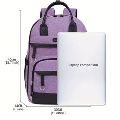 Waterproof Baby Diaper Backpack with Changing Station