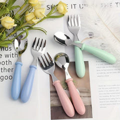 304 Stainless Steel Children's Portable Tableware Set