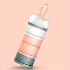 Portable Baby Formula Dispenser 4-Layer Storage