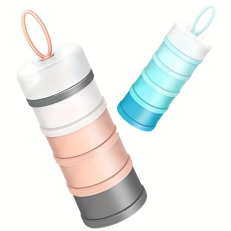 Portable Baby Formula Dispenser 4-Layer Storage