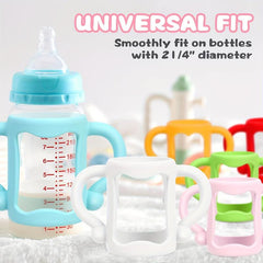 Silicone Baby Bottle Handles - BPA-Free - Teach Babies To Hold Bottle