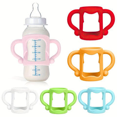 Silicone Baby Bottle Handles - BPA-Free - Teach Babies To Hold Bottle