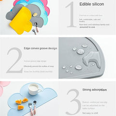 Silicone Kids Placemats Non Slip Table Mats