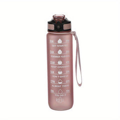32oz Leakproof BPA Water Bottle with Straw and Timed Drinking