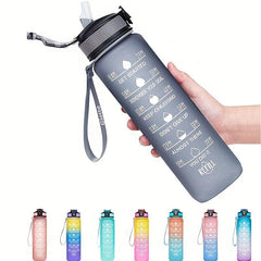 32oz Leakproof BPA Water Bottle with Straw and Timed Drinking