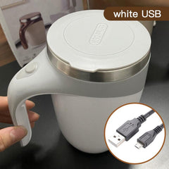 Automatic Self Stirring Magnetic Mug for Perfectly Blended Coffee