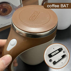 Automatic Self Stirring Magnetic Mug for Perfectly Blended Coffee