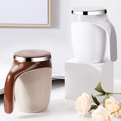 Automatic Self Stirring Magnetic Mug for Perfectly Blended Coffee